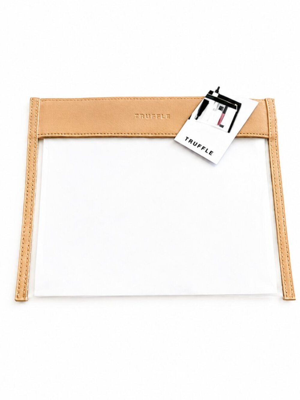 Truffle Clarity Clutch Small in Dusty Blush - Rare/Discontinued - New in Package